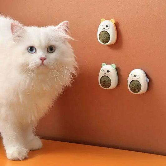 JMT-168330 Interactive Catnip Ball for Cats - Rotating Natural Cat Grinding Toy