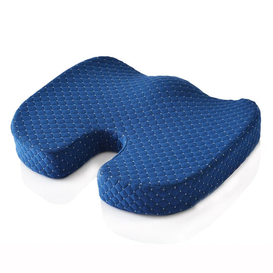 JMT-849610 Memory Foam Coccyx Cushion for Chairs, Floors, Meditation, Car & Outdoor Use