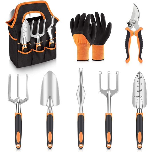 JMT-573962 All-in-One Gardening Tool Set for Efficient Planting, Pruning, and Lawn Maintenance