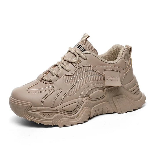 JMT-524234 XQ103 New Solid Color Sports Shoes Spring and Autumn Versatile Anti slip Running Shoes Student Leather Board Shoes