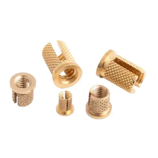 JMT-195722 Brass Press-Fit Threaded Insert Nut for Plastic Applications