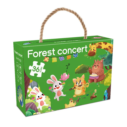 JMT-294730 Custom Round Cardboard Jigsaw Puzzles for Kids - Available in 48, 50, or 100 Pieces