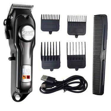 JMT-141322 Cordless Mini Electric Hair Trimmer XY-8118B for Men with USB Charging and LCD Screen