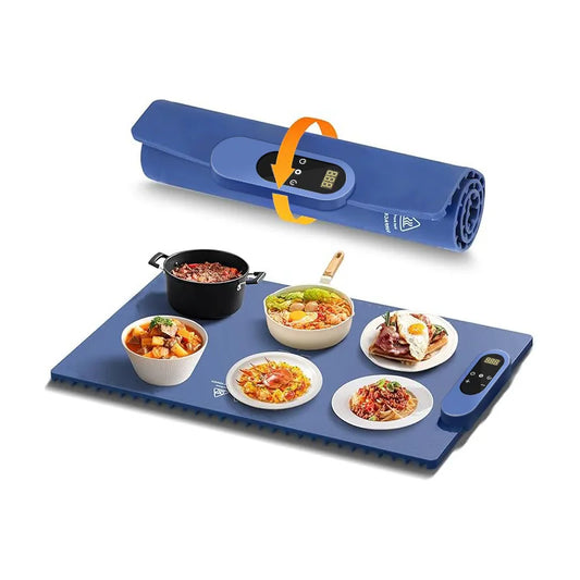 JMT-465866 Electric Desktop Silicone Food Warming Pad for Convenient Countertop Use