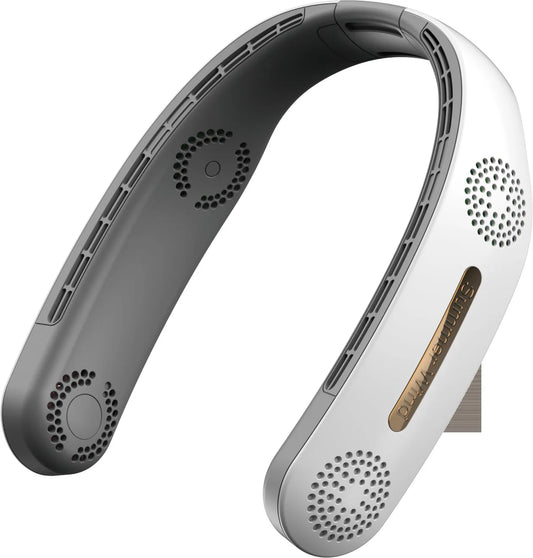 JMT-854538 Bladeless Neck Fan with 4000mAh Rechargeable Battery - USB Portable Low Noise Air Cooler