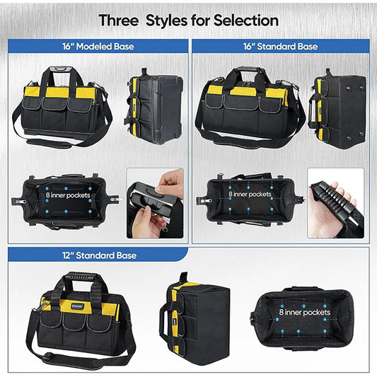 JMT-046538 Durable 1000D Polyester Electrician Tool Bag with Custom Logo Options