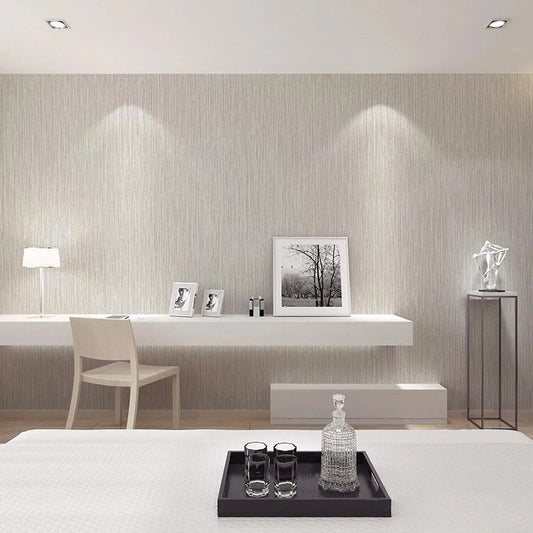 JMT-709962 Textured Solid Colour 3D Vinyl Wallpaper Peel and Stick Home Decor