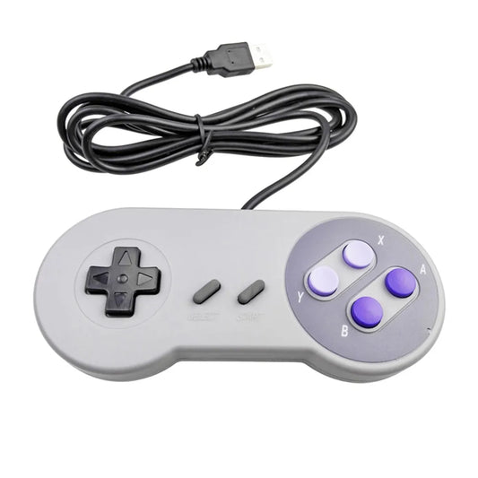 JMT-920266 SNES Classic USB Game Controller for Windows PC and Mac – Retro Gamepad for Nostalgic Gaming Experience