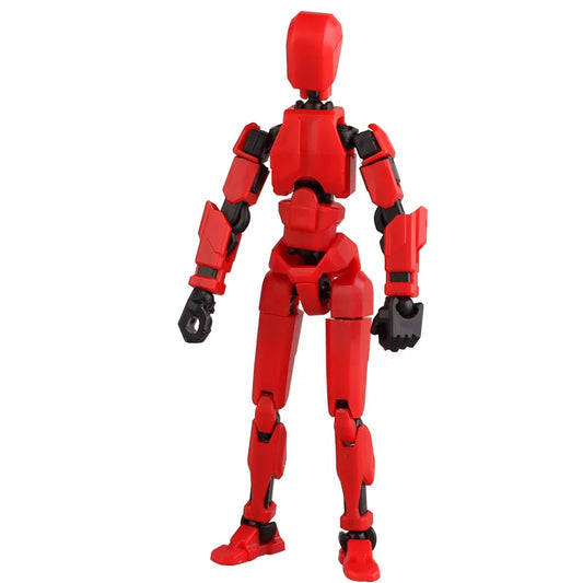 JMT-446858 Movable 3D Dummy Robot Anime Action Figure - PVC Multifunctional Fidget Toy for Kids with Autism
