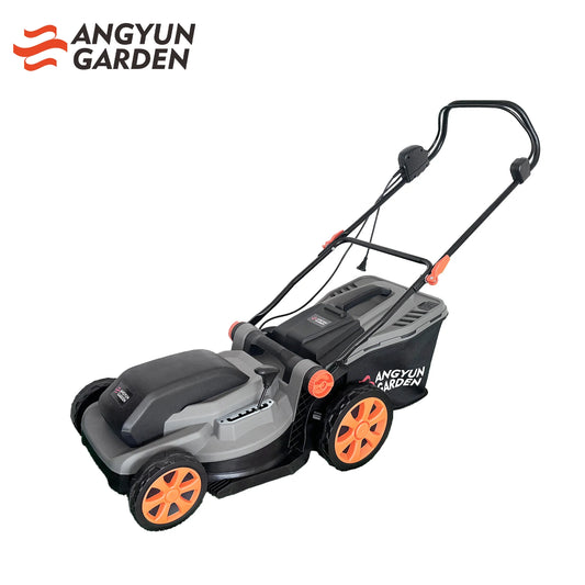 JMT-129866 1200W Electric Lawn Mower with 6 Cutting Height Settings and 13-Inch Blade