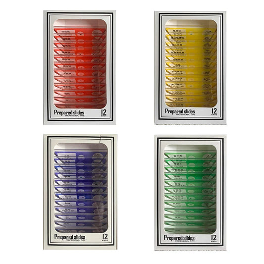 JMT-904650 Student Biology Teaching Microscope with Prepared Animal and Plant Slides for Educational Use