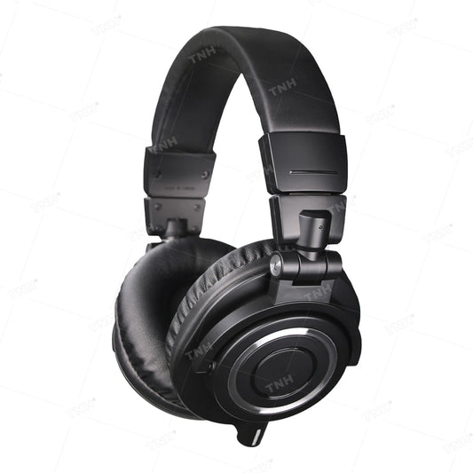 JMT-654282 Professional Wired Monitor Headphones for Studio Recording, Broadcasting and Podcasting