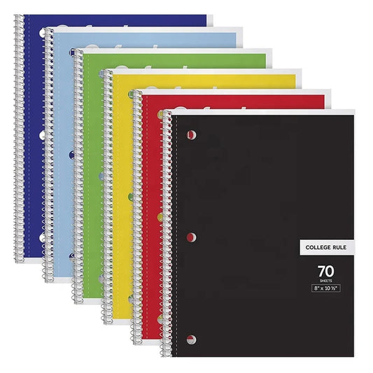 JMT-288330 Coil Notebook with Removable Loose Leaf Paper for College Students