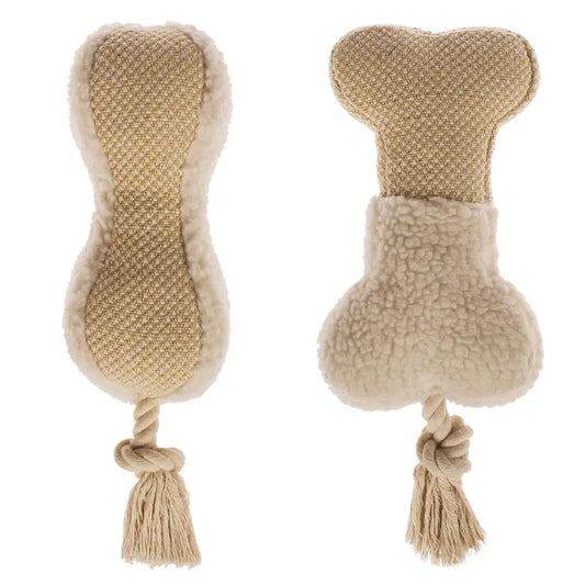 JMT-758154 Indestructible Plush Squeaky Chew Toy Set for Dogs – Includes 18cm Toys