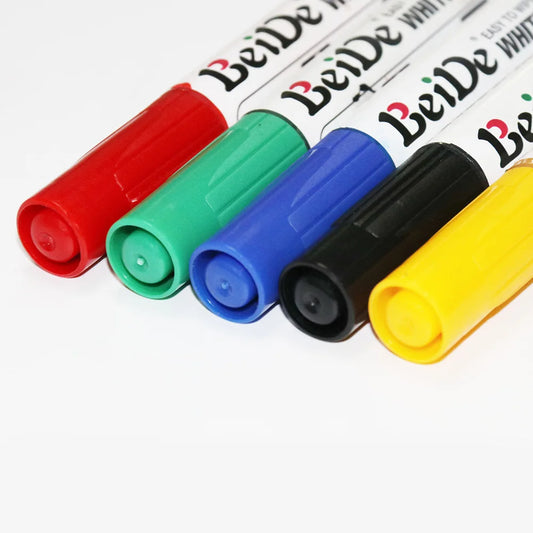 JMT-080842 Bulk Non-Toxic Dry Erase Markers with Refillable Tips for Whiteboards - Multiple Colours Available