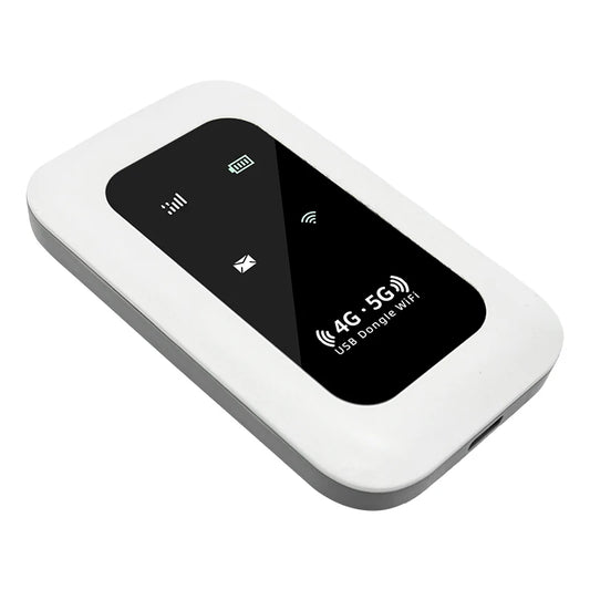 JMT-443082 Portable 4G LTE Wireless Router with 2100mAh Battery and SIM Card Slot, 150Mbps Speed, USB Type-C Connection