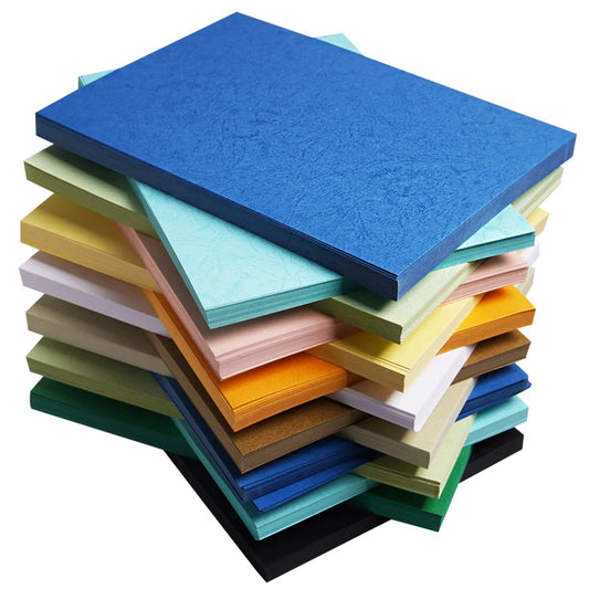 JMT-566730 A4 230gsm Embossed Texture Cardstock Paper in Multiple Colours – 50 Sheets Pack
