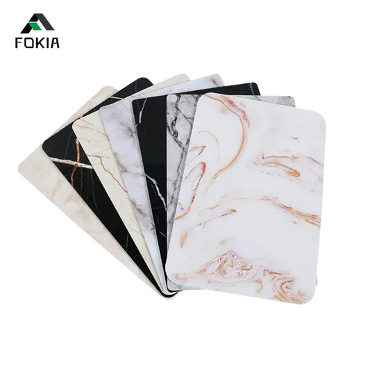 JMT-183370 High-Gloss SPC Wall Panel and PVC Marble Board for Interior Decoration