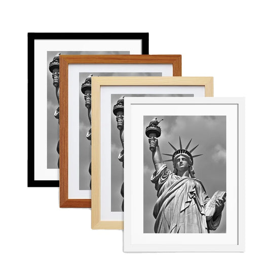 JMT-555338 Solid Wooden Photo Frames in Various Sizes for Wall Decor