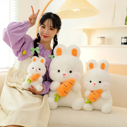 JMT-145738 Soft Plush Rabbit Stuffed Animal Toy in 25/40/50cm Sizes - Ideal Gift for Kids