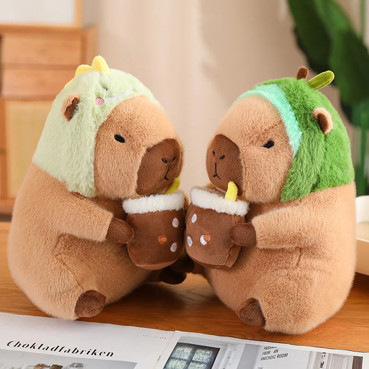 JMT-689290 Capybara Plush Toys in Various Designs: Dinosaur, Unicorn, Avocado, and Rabbit Styles