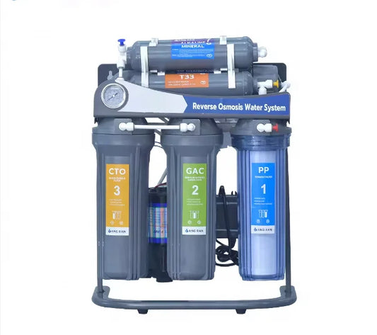 JMT-253194 High Capacity 7-Stage Reverse Osmosis Water Purifier for Household Use