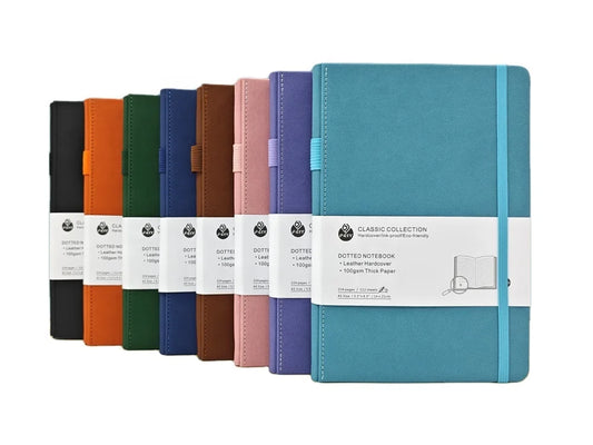 JMT-698506 Personalised A4 Leather Notebook Gift Set for Students