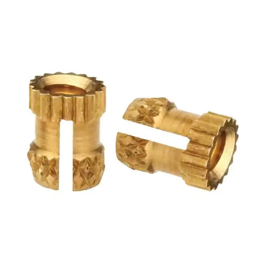 JMT-195722 Brass Press-Fit Threaded Insert Nut for Plastic Applications