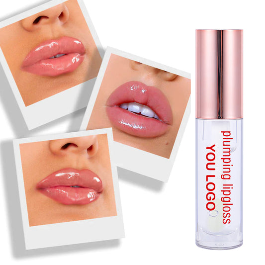 JMT-089290 Vegan Clear Plumping Lip Gloss with Private Label Option
