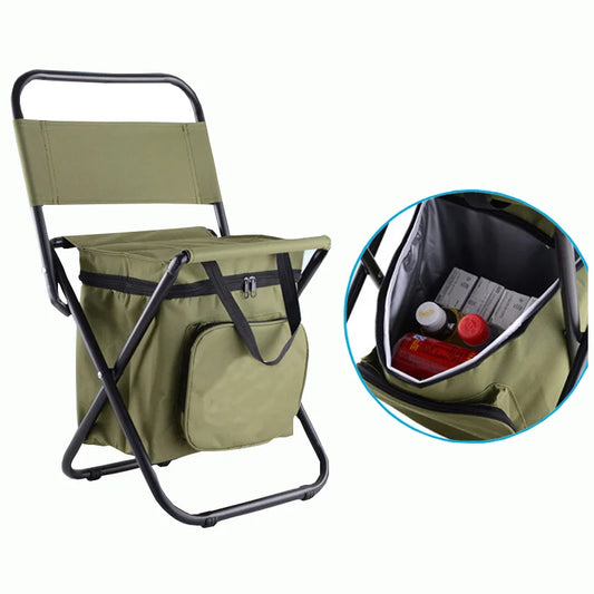 JMT-635018 Folding Camping and Fishing Chair with Backrest for Outdoor Recreation