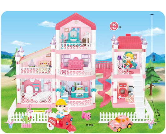 JMT-846858 Educational Light and Music Plastic House Play Set for Kids