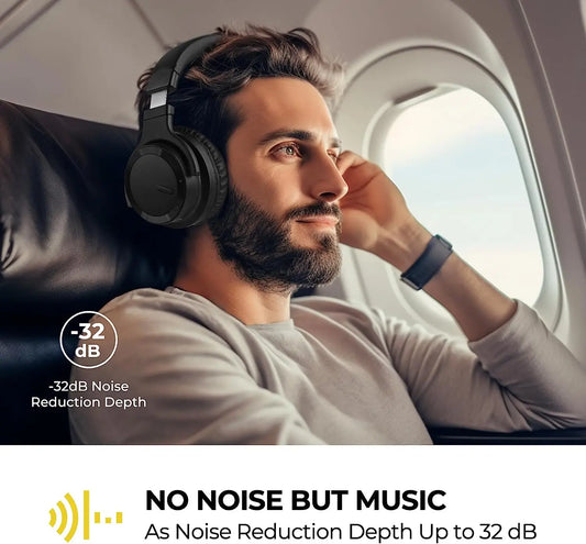 JMT-574090 Active Noise Cancelling True Wireless Earphones with Bluetooth 5.2 for Gaming and Music