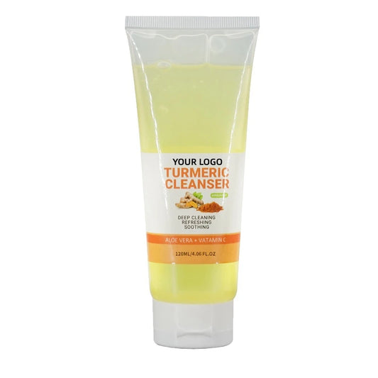 JMT-859914 Organic Turmeric Facial Gel Cleanser - Pore Cleansing, Exfoliating & Moisturizing Face Wash 100ml