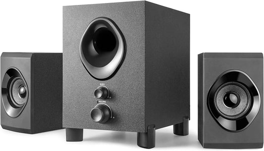JMT-443530 Multimedia Home Theatre System with Bluetooth Subwoofer for Enhanced Computer Audio
