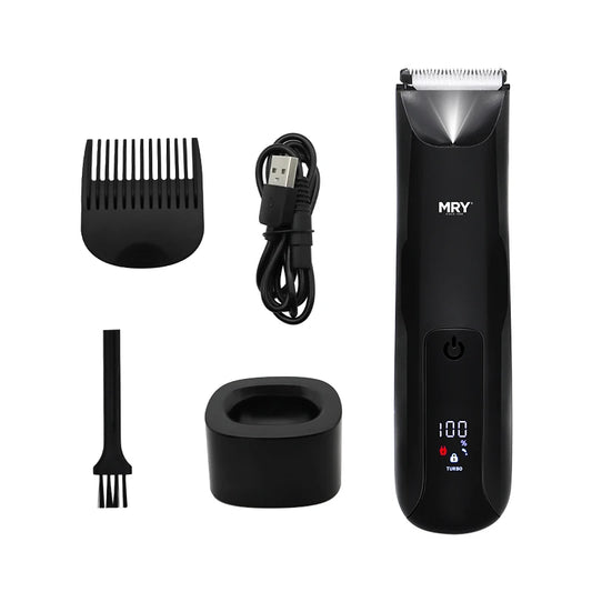 JMT-551498 Waterproof Back Shaver and Body Groomer for Men, IPX7 Rated, Ideal Trimmer for Sensitive Areas