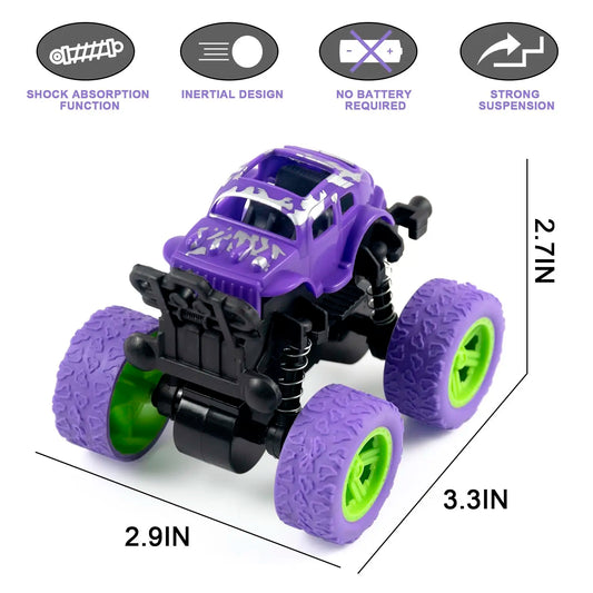 JMT-778506 Inertia Four-Wheel Drive Truck with 360 Flipping Function – Diecast Off-Road Vehicle for Outdoor Play