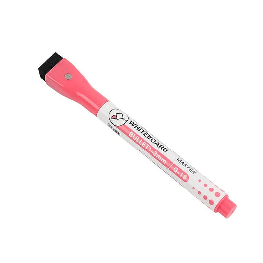 JMT-228234 Magnetic Whiteboard Markers with Eraser - 8 Durable Water-Based Dry Erase Pens for Office and School