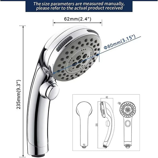 JMT-580042 High-Pressure Water-Saving Handheld Shower Head Set