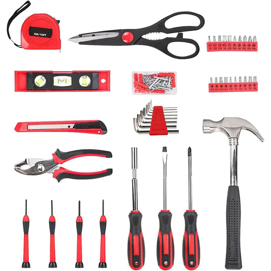 JMT-061194 216-Piece Electrician Tool Set with Socket and Wrench Kit for Automotive Repairs