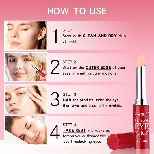 JMT-548042 Hydrating Firming Anti-Aging Eye Cream Stick for Brightening and Smoothing Fine Lines - 3g