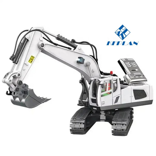 JMT-069642 1/24 Scale Remote Control Excavator with 11 Channels, Lights and Sounds, Rechargeable Battery