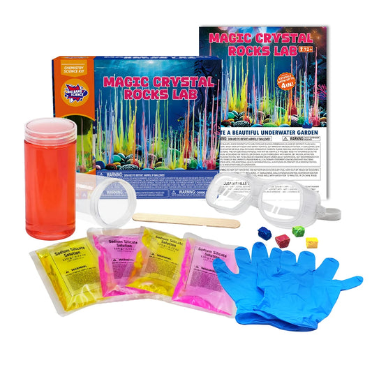 JMT-826250 Crystal Growing Science Kit for Kids - DIY Magic Stone STEM Educational Craft Toy