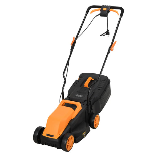 JMT-162634 Electric Push Lawn Mower 1300W with Grass Box for Efficient Garden Cutting