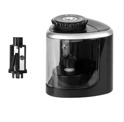 JMT-465034 Automatic Pencil Sharpener with Helical Steel Blade for Safe Use by Students, Artists, and Adults