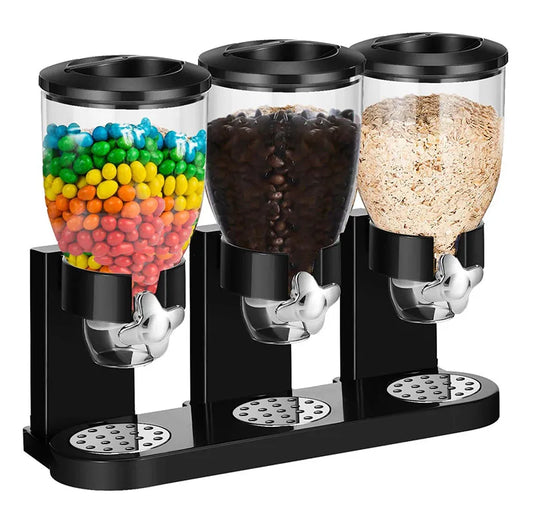 JMT-760778 Airtight Dry Food Dispenser for Cereal, Nuts, and Candy - Versatile Storage Container for Kitchen Use