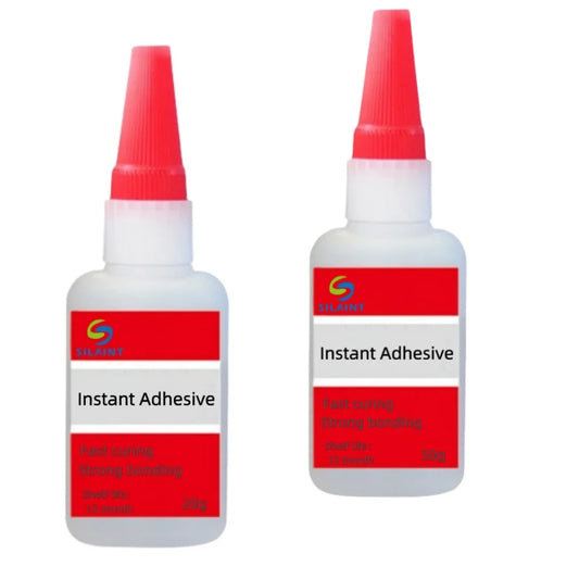JMT-583498 Instant Cyanoacrylate Adhesive for Fast Bonding of PP Plastic, ABS, Rubber, PS, PA, PC - 502 Super Glue