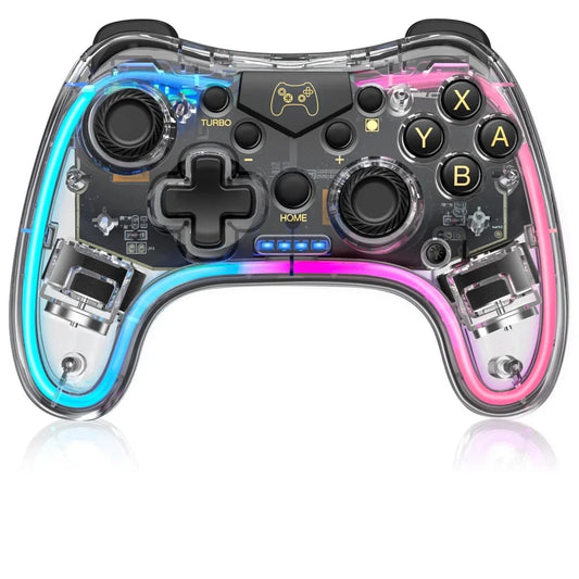JMT-984650 RGB Wireless Pro Controller for Nintendo Switch, Switch Lite, OLED, Android, iOS, Windows PC