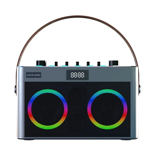 JMT-183690 Portable 60W Wireless Bluetooth RGB Light Speaker with 8000mAh Battery for Outdoor and Home Use