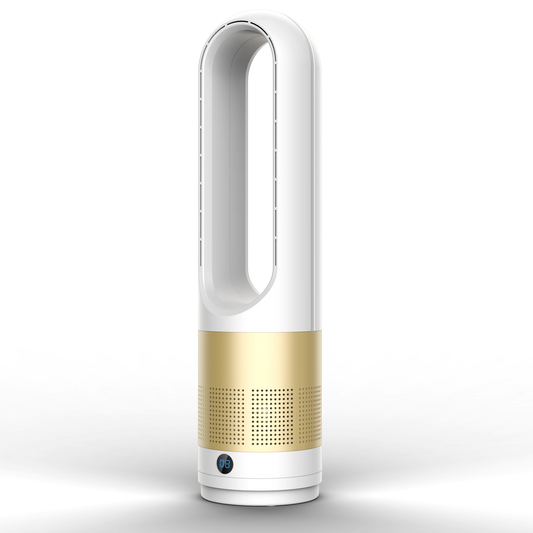 JMT-314442 Bladeless Dual-Use Fan with Air Purification, 8-Speed Cooling and Heating, Remote and Touch Control