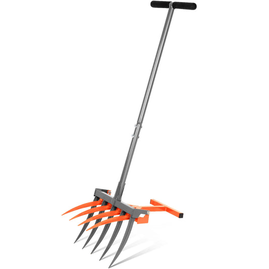 JMT-032714 2-in-1 Hand Soil Digging Machine and Tiller for Efficient Gardening and Landscaping